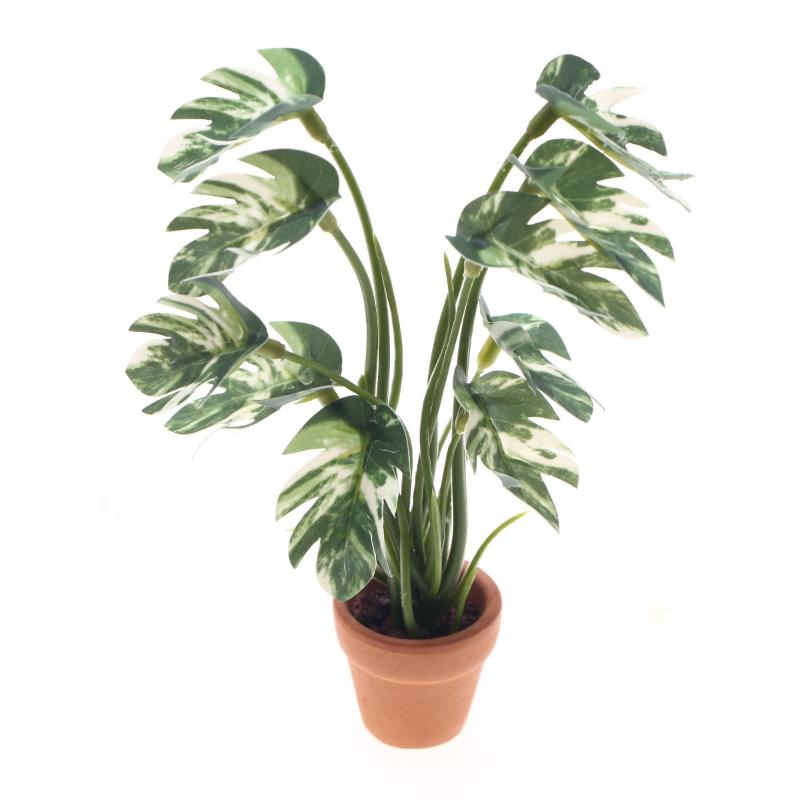 Bonsai Garden Europe - 1/12 Scale Monstera Green Plant in