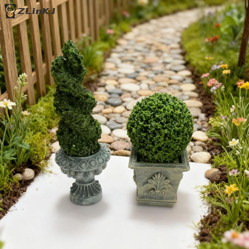 Bonsai Garden Europe - ▶1PCS Simulation Green Plant Potted Model