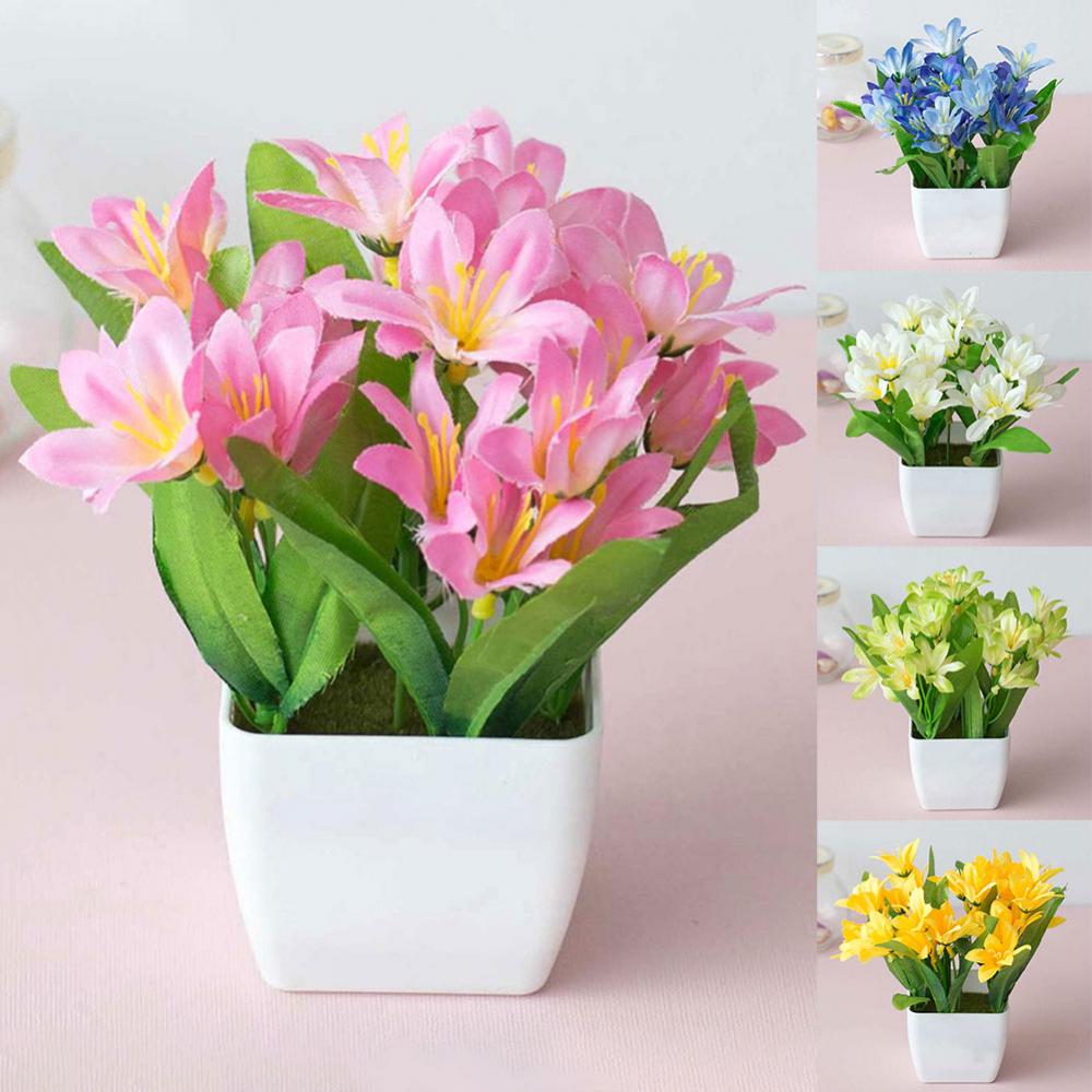 15cm Artificial Lily Flower Pl - Bonsai Garden And Cafe recensie en prijs