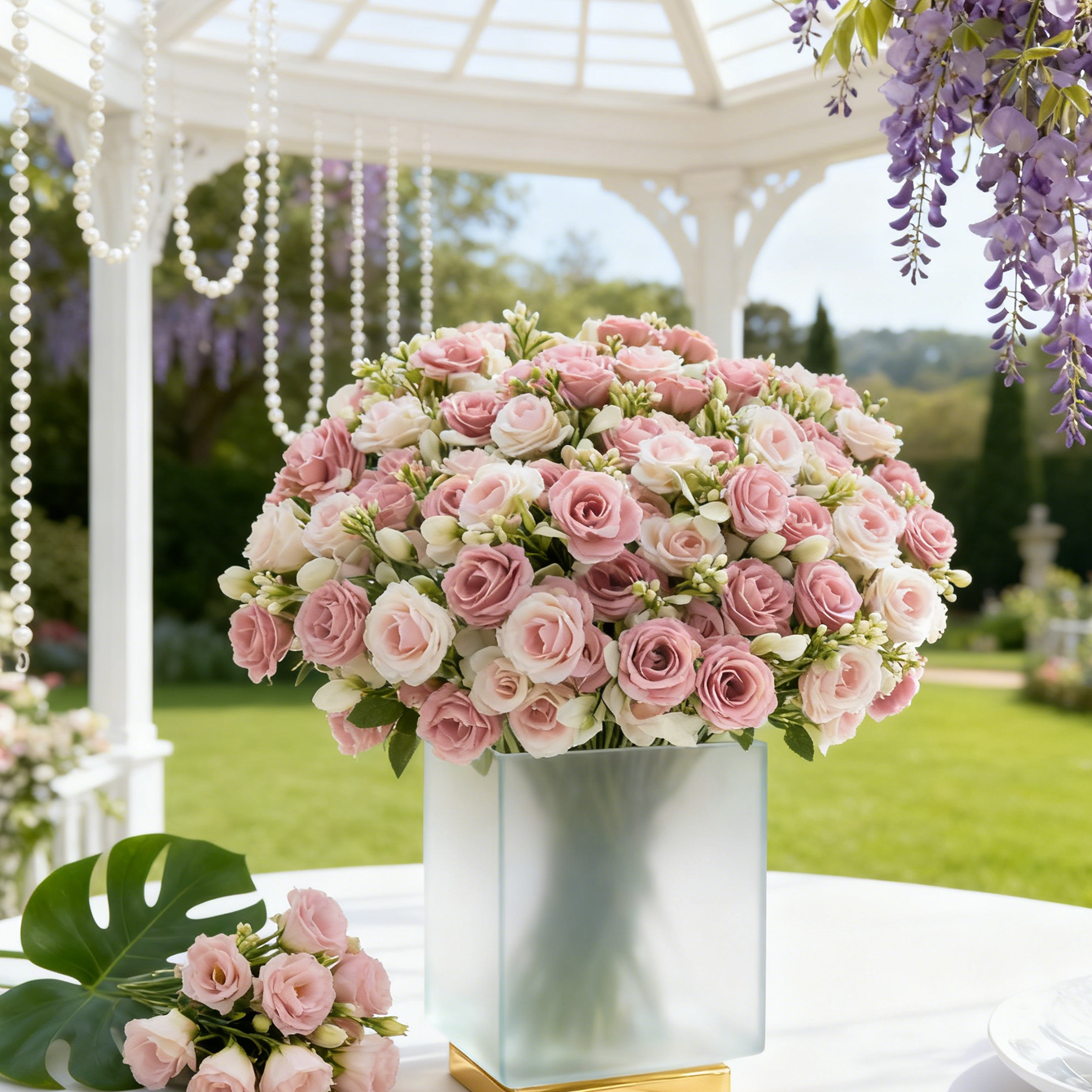 Artificial Flower Silk Rose We - Bonsai Garden Festival recensie en prijs