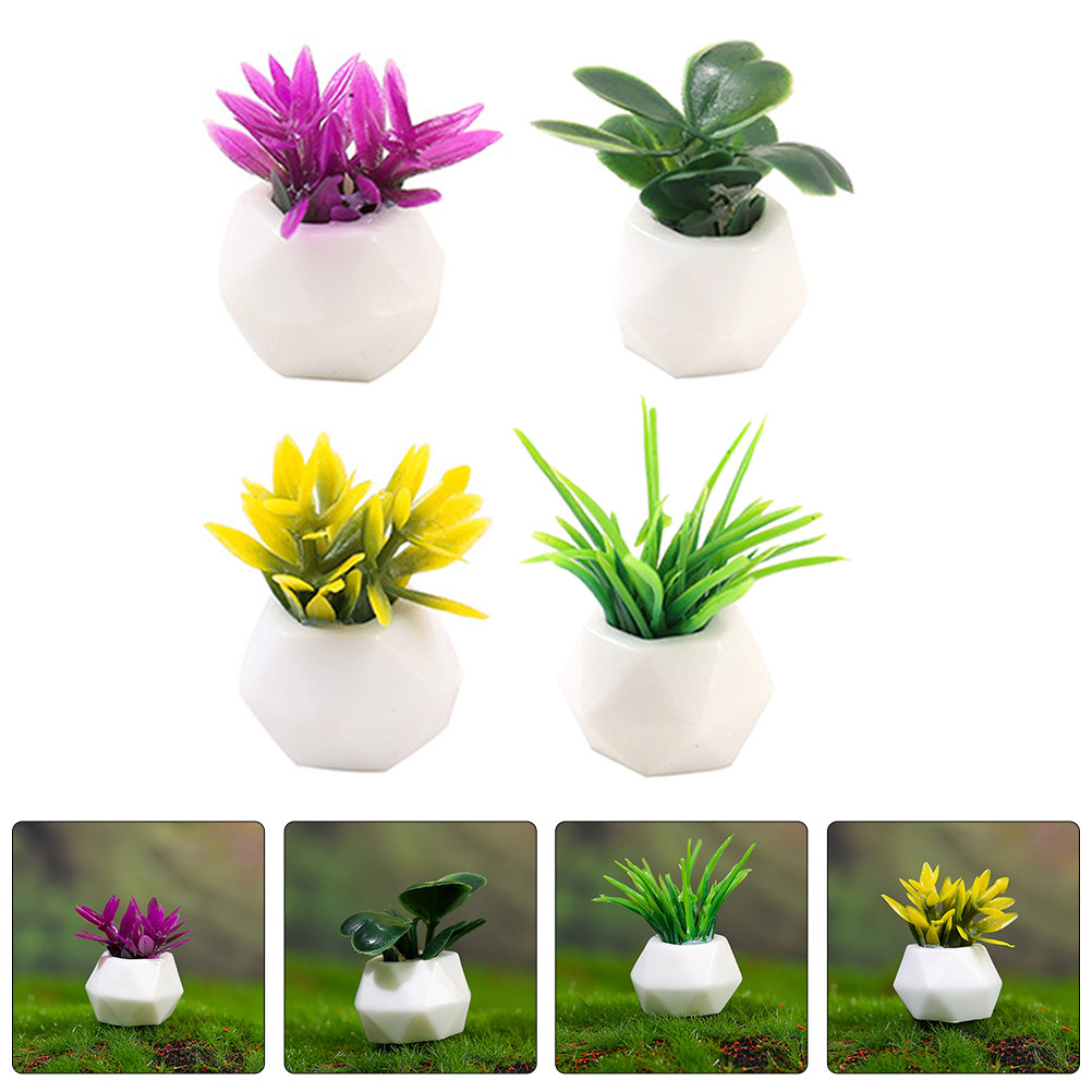 8Pcs Mini Bonsai Ornament Resi - Bonsai Garden Europe recensie en prijs