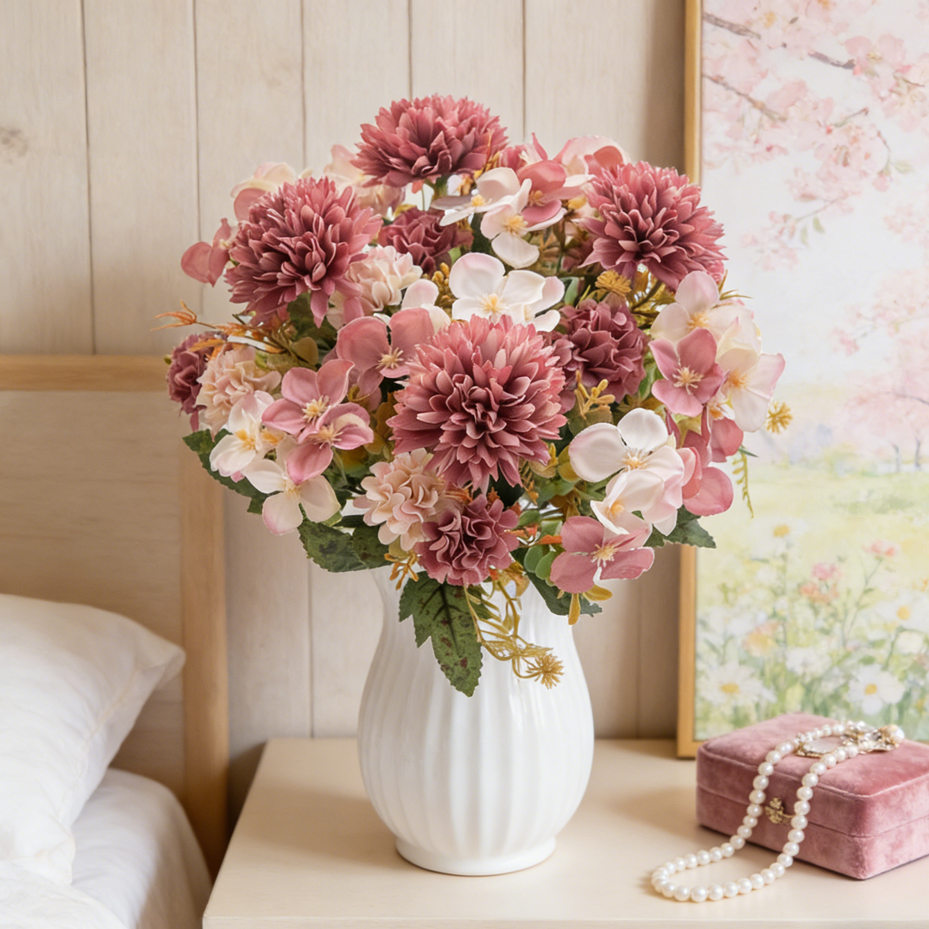 Artificial Flower Silk Hydrang - Bonsai Garden Festival recensie en prijs