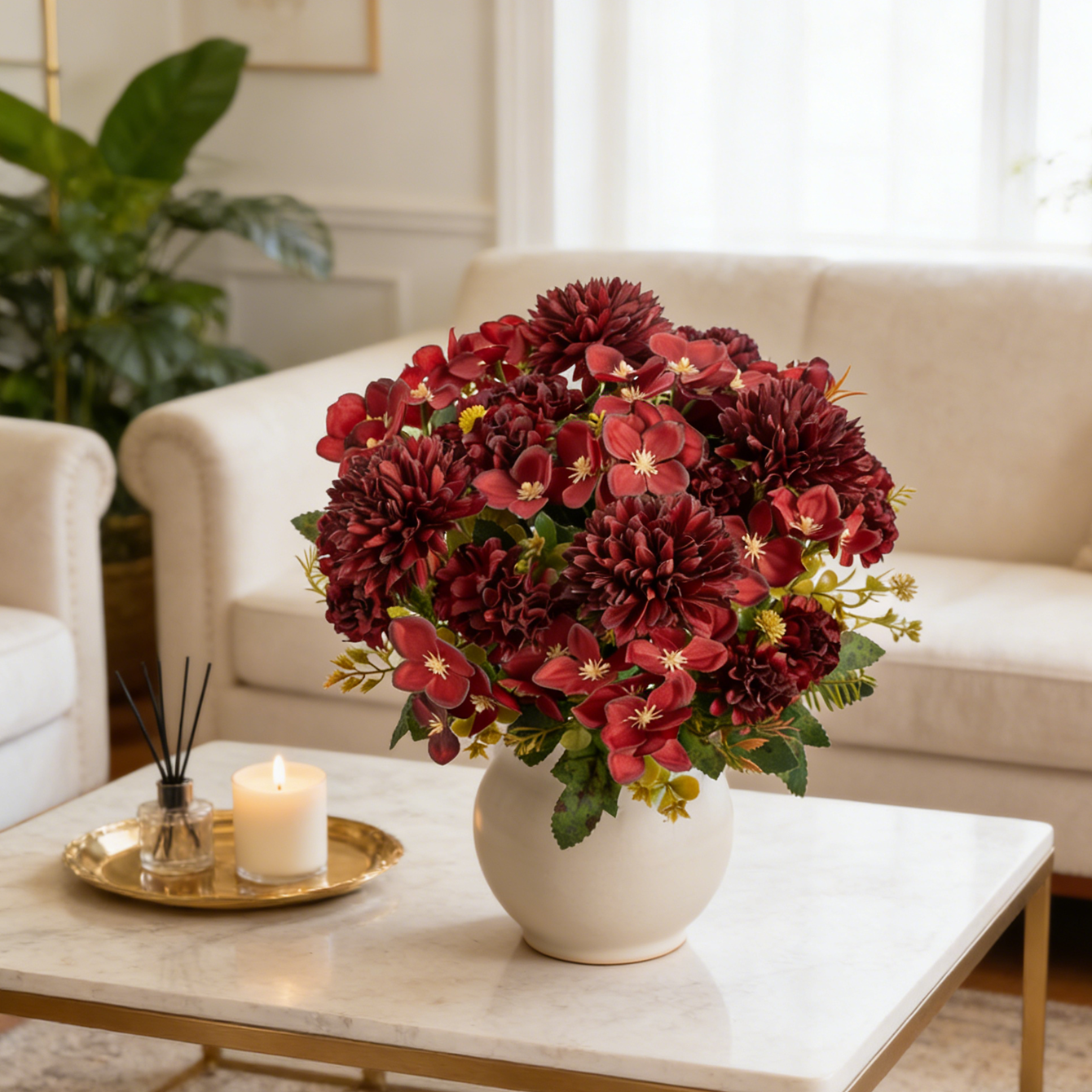 Artificial Flower Silk Hydrang - Bonsai Garden Festival recensie en prijs
