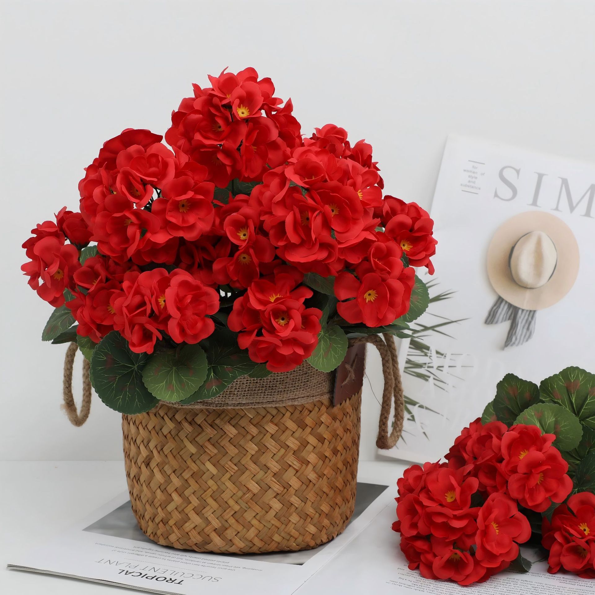 1/3PC Artificial Flower Begoni - Bonsai Garden Festival recensie en prijs