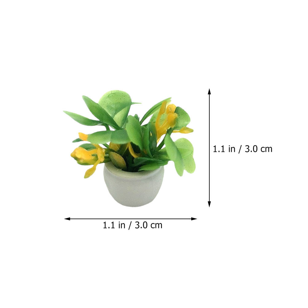 4Pcs Miniature Potted Plant Si - Bonsai Garden Europe recensie en prijs