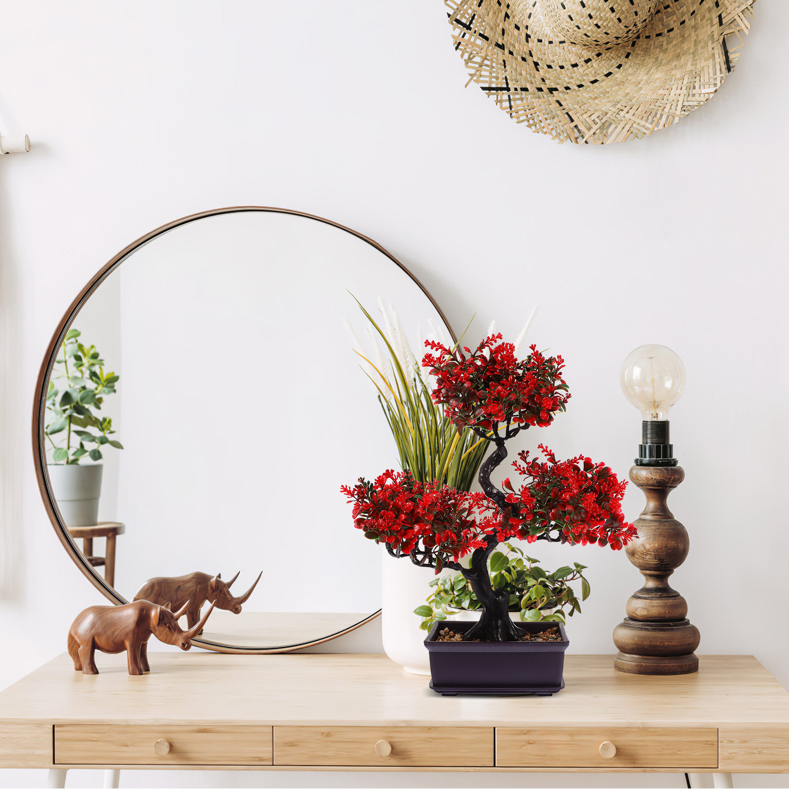 Premium Plastic Artificial Bon - Bonsai Garden And Cafe recensie en prijs