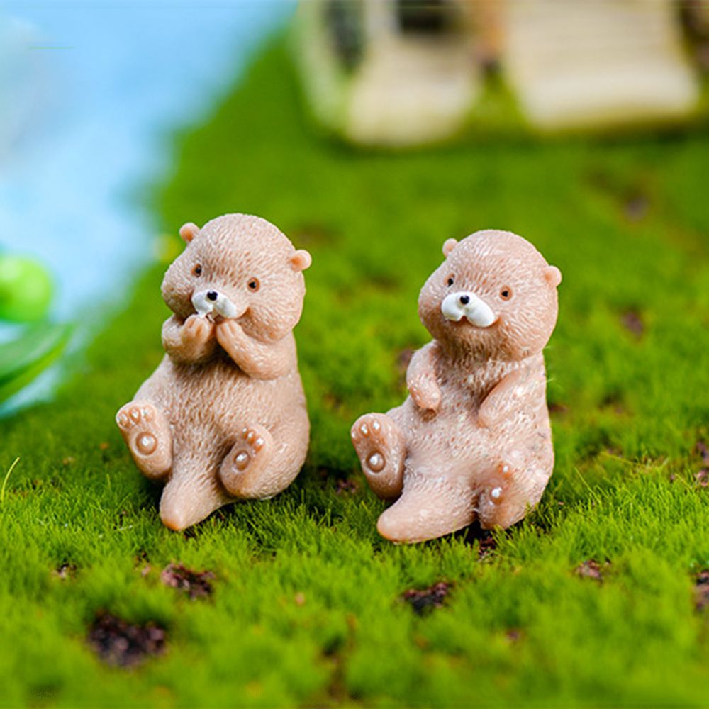 Otters Figurine Mini Home Deco - Bonsai Garden Europe recensie en prijs