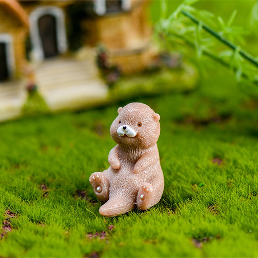 Otters Figurine Mini Home Deco - Bonsai Garden Europe recensie en prijs