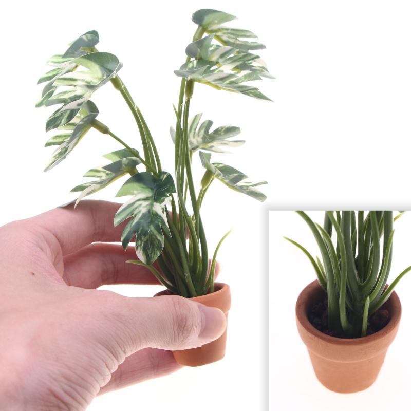1/12 Scale Monstera Green Plan - Bonsai Garden Europe recensie en prijs