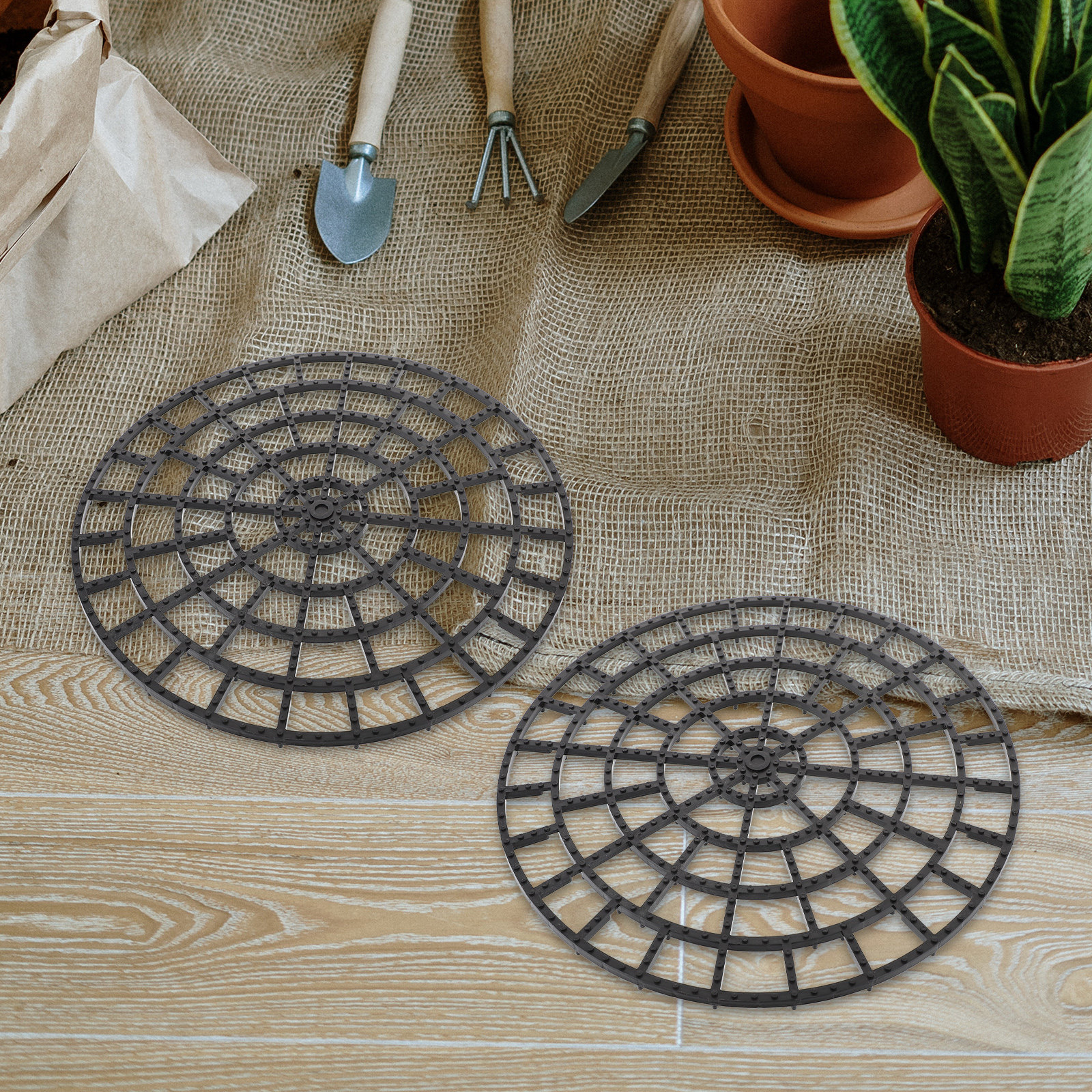 6Pcs Flowerpot Bottom Pad Brea - Bonsai Garden And Cafe recensie en prijs